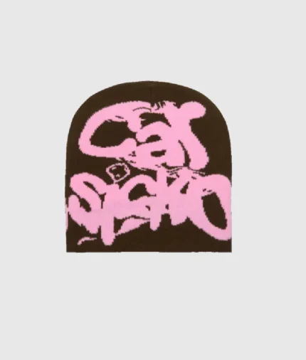 CARSICKO BEANIE WORLD BROWN/PINK