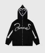 Carsicko Love Spread Full Zip Hoodie BLACK