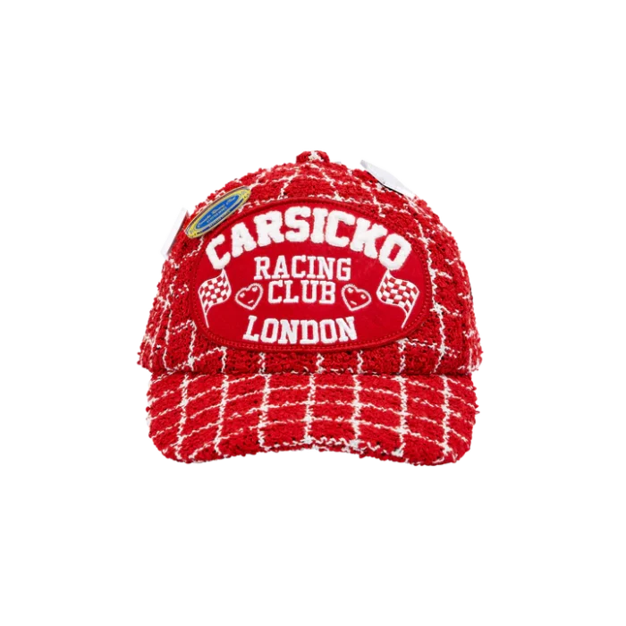 CARSICKO FTP RACING CLUB CAP RED/WHITE