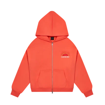 Carsicko FTP LL ZIP HOODIE RUBY