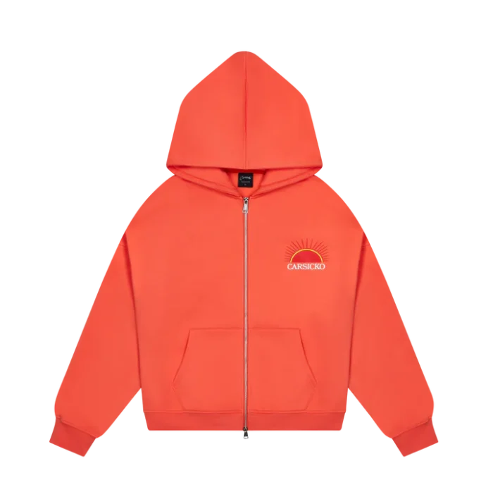 Carsicko FTP LL ZIP HOODIE RUBY