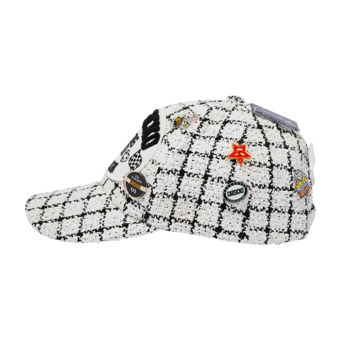 CARSICKO FTP RACING CLUB CAP WHITE/BLACK