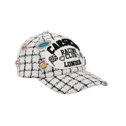 CARSICKO FTP RACING CLUB CAP WHITE/BLACK