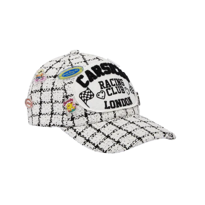 CARSICKO FTP RACING CLUB CAP WHITE/BLACK